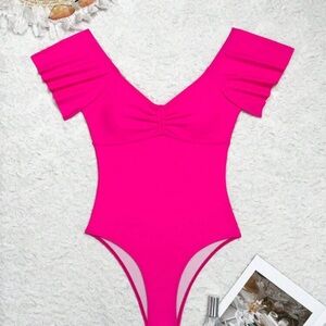 Hot Pink One-Piece Swimsuit
